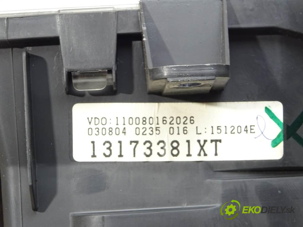 Opel Meriva  2004 74 kW 1.7CDTI 100KM 02-10 1700 Prístrojovka 13173381XT (Prístrojové dosky, displeje)