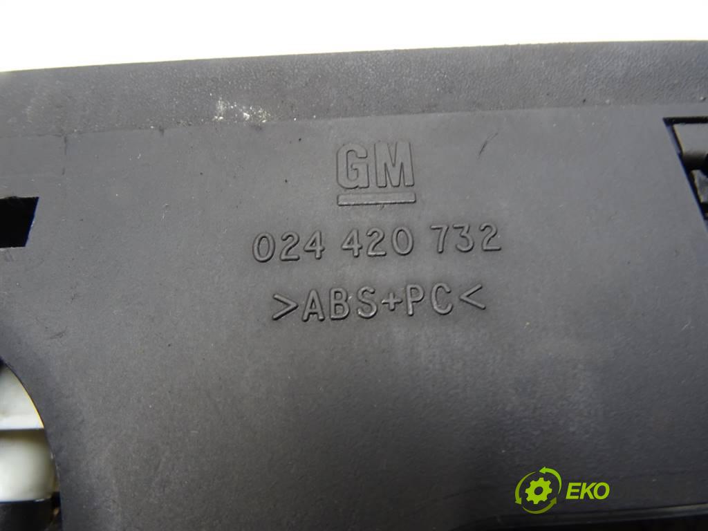 Opel Zafira A  2001 74 kW 2.0DTI 101KM 99-05 2000 Panel ovládania kúrenia 024420732 (Prepínače, spínače, tlačidlá a ovládače kúrenia)