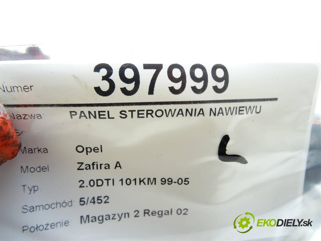 Opel Zafira A  2001 74 kW 2.0DTI 101KM 99-05 2000 Panel ovládania kúrenia 024420732 (Prepínače, spínače, tlačidlá a ovládače kúrenia)