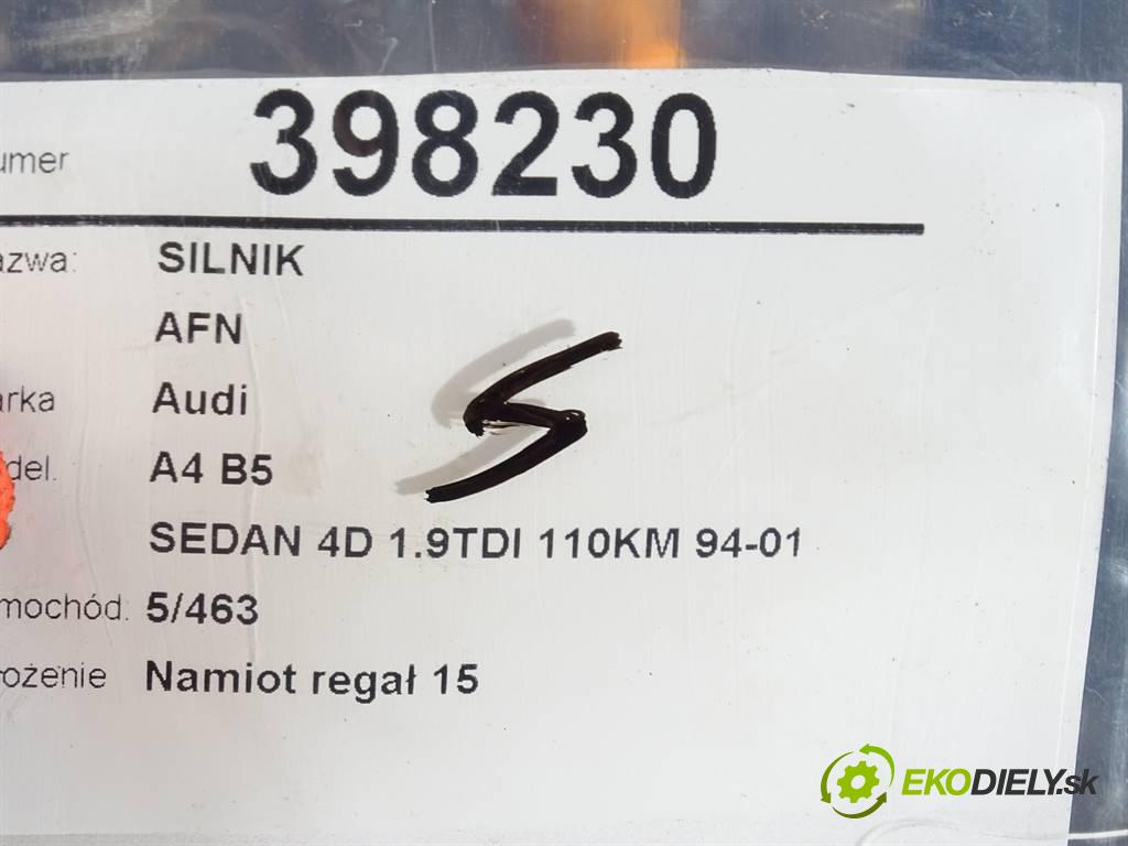 Audi A4 B5  1998 85 kW SEDAN 4D 1.9TDI 110KM 94-01 1900 motor AFN (Motory (kompletní))