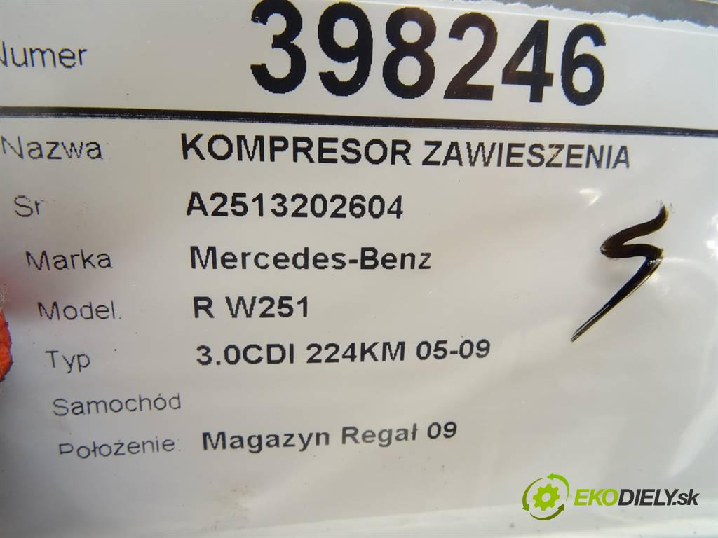 Mercedes-Benz R W251    3.0CDI 224KM 05-09  Kompresor nápravy A2513202604