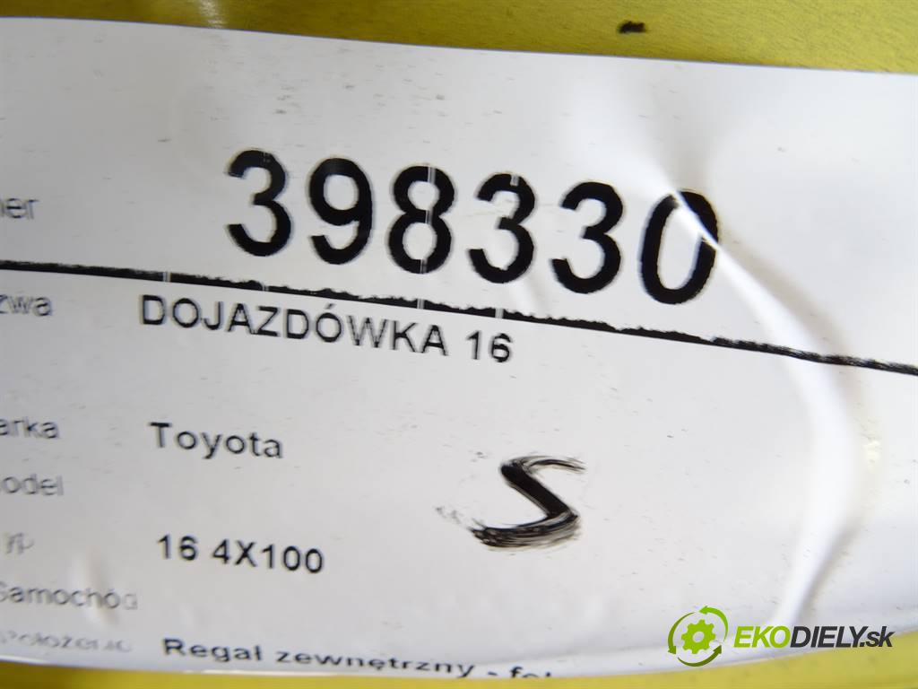 Toyota     16 4X100  rezerva 16  (Kola dojezdové)
