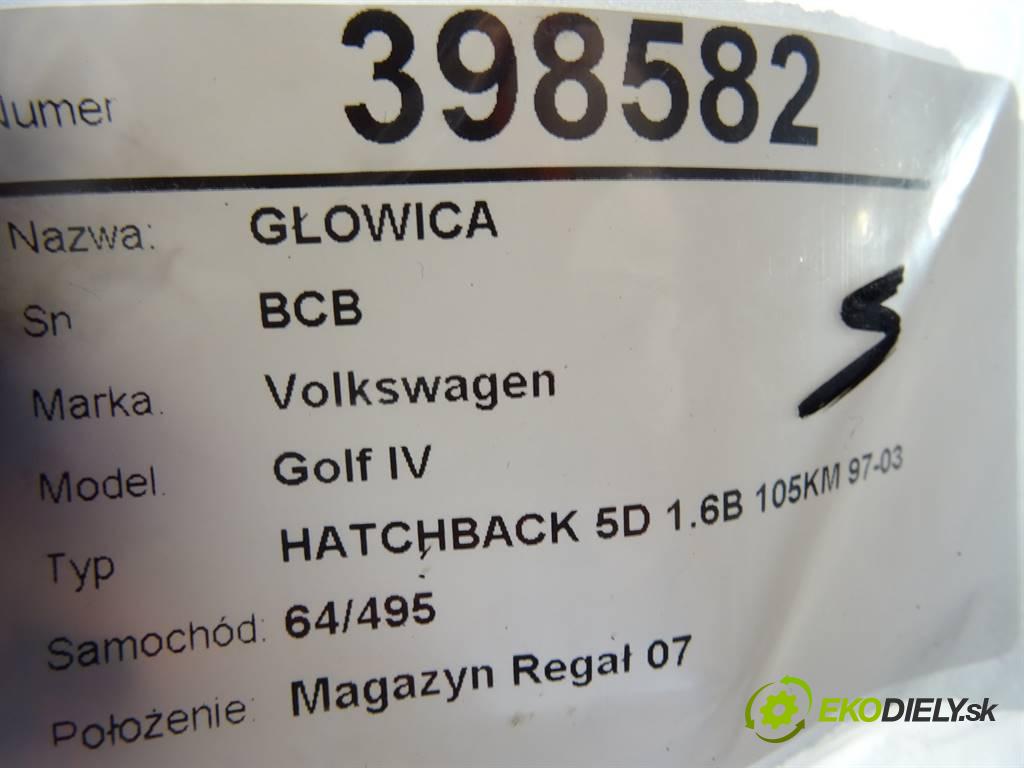 Volkswagen Golf IV  2000 77kW HATCHBACK 5D 1.6B 105KM 97-03 1598 Hlava valcov BCB (Hlavy valcov)