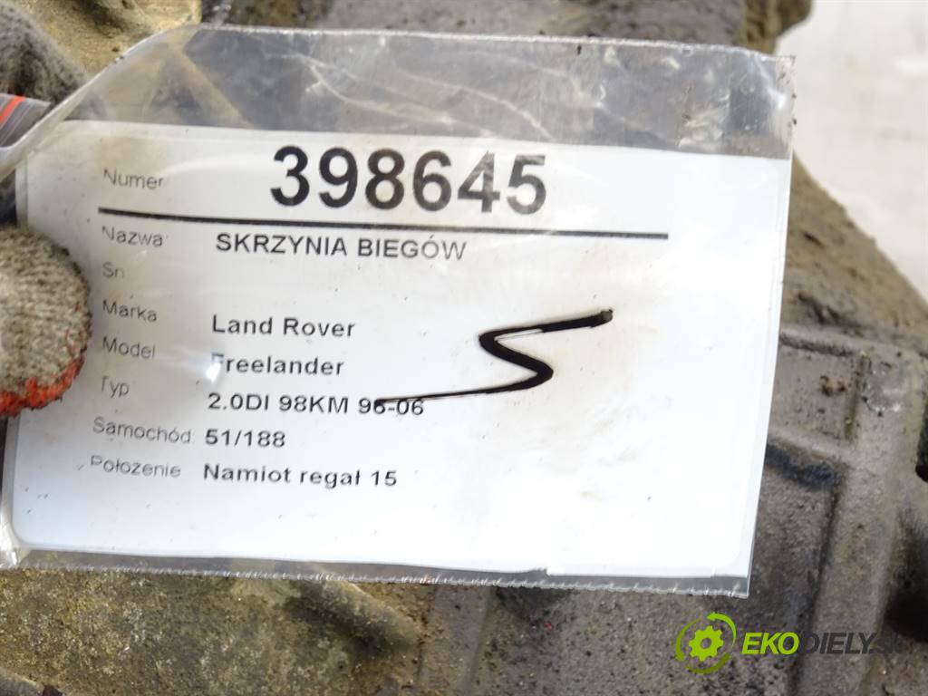 Land Rover Freelander  1998 98KM 2.0DI 98KM 96-06 2000 Prevodovka  (Prevodovky)