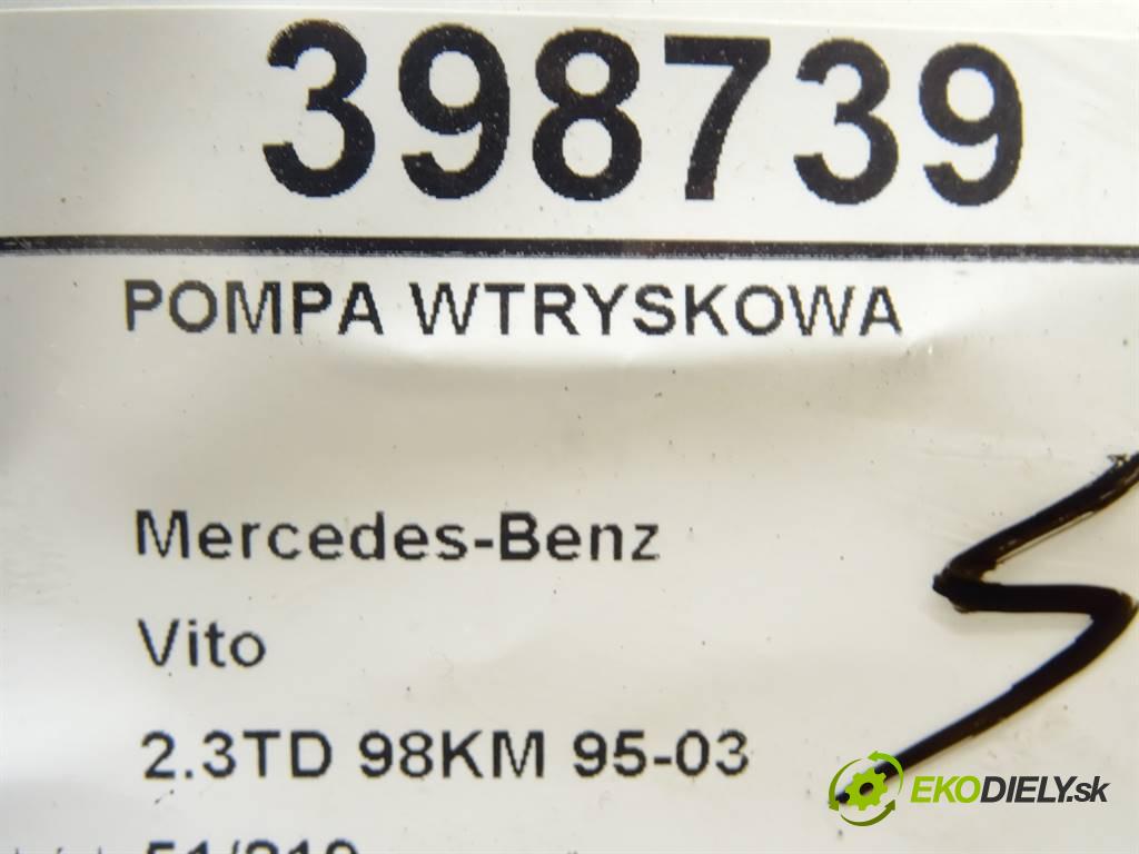 Mercedes-Benz Vito  1998 72 kW 2.3TD 98KM 95-03 2200 Pumpa vstrekovacia 6010706001 (Vstrekovacie čerpadlá)