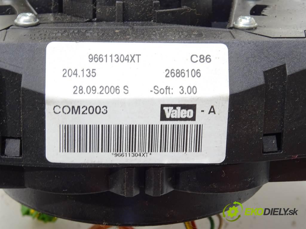 Peugeot 407 SW  2006 103kW KOMBI 5D 2.0B 140KM 04-11 1997 Prepínač kombinovaný 96611304XT (Prepínače, spínače, tlačidlá a ovládače kúrenia)