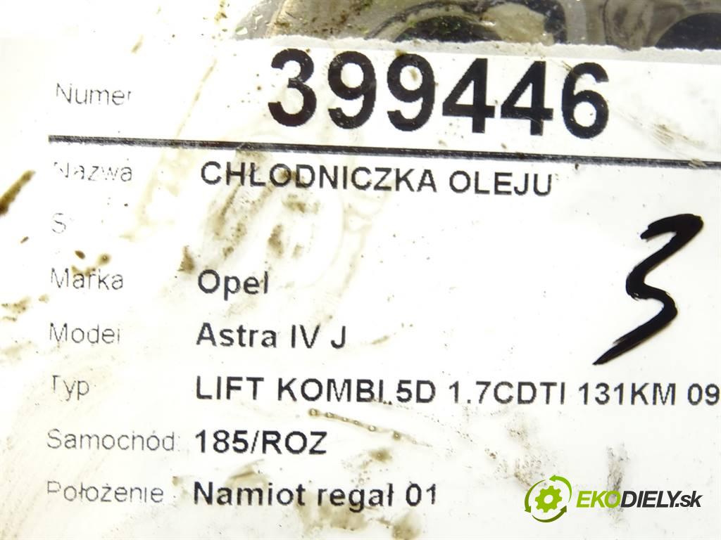 Opel Astra IV J  2014 81kW LIFT KOMBI 5D 1.7CDTI 131KM 09-19 1686 Chladič oleja H2745004 (Chladiče oleja)