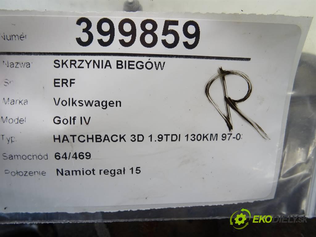 Volkswagen Golf IV  2002 96 kW HATCHBACK 3D 1.9TDI 130KM 97-03 1900 Prevodovka ERF (Prevodovky)
