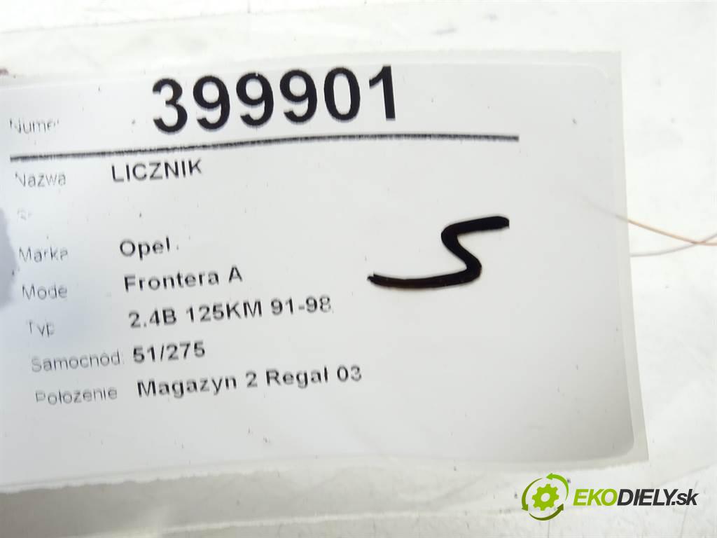 Opel Frontera A  1992  2.4B 125KM 91-98 2400 Prístrojovka 91144977 (Prístrojové dosky, displeje)