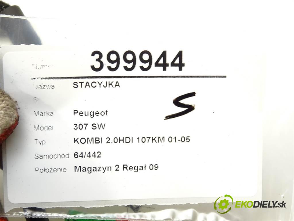 Peugeot 307 SW  2002 79 kW KOMBI 2.0HDI 107KM 01-05 2000 spinačka 36353100 (Spínacie skrinky a kľúče)