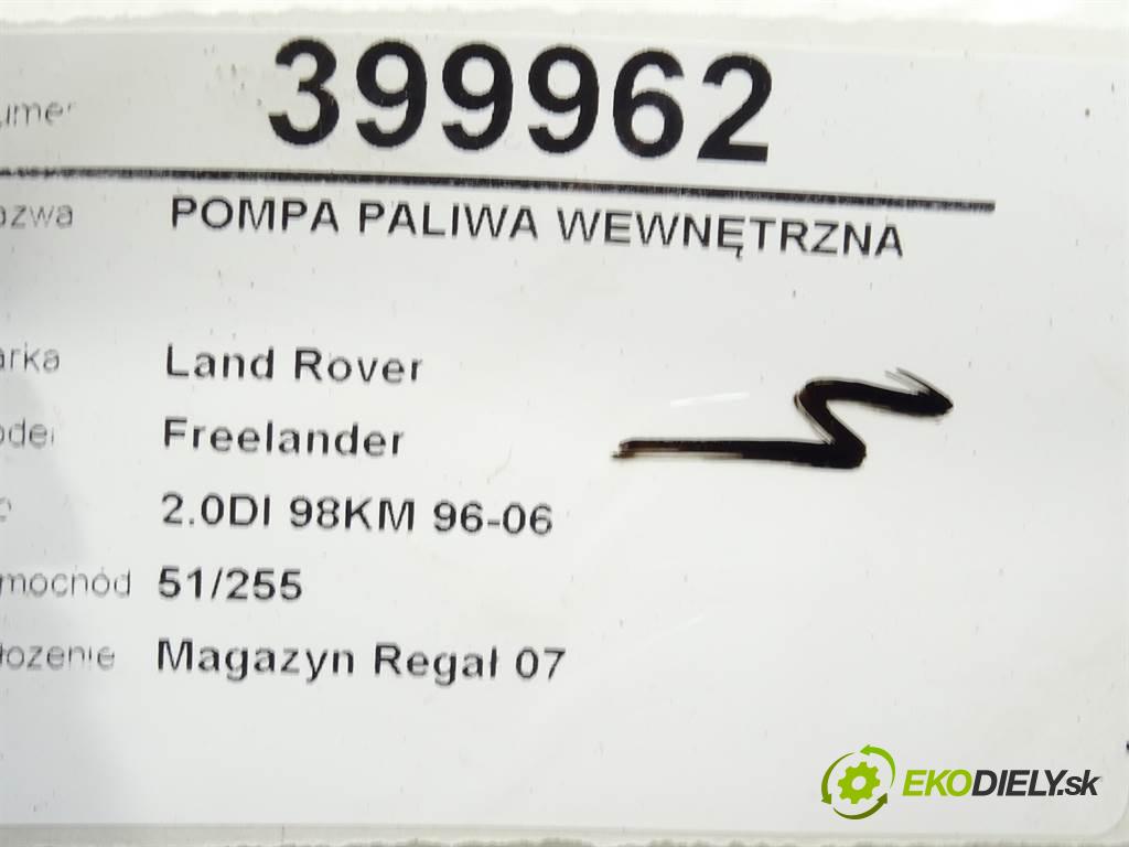 Land Rover Freelander  2000 71kW 2.0DI 98KM 96-06 1997 Pumpa paliva vnútorná  (Palivové pumpy, čerpadlá, plaváky)