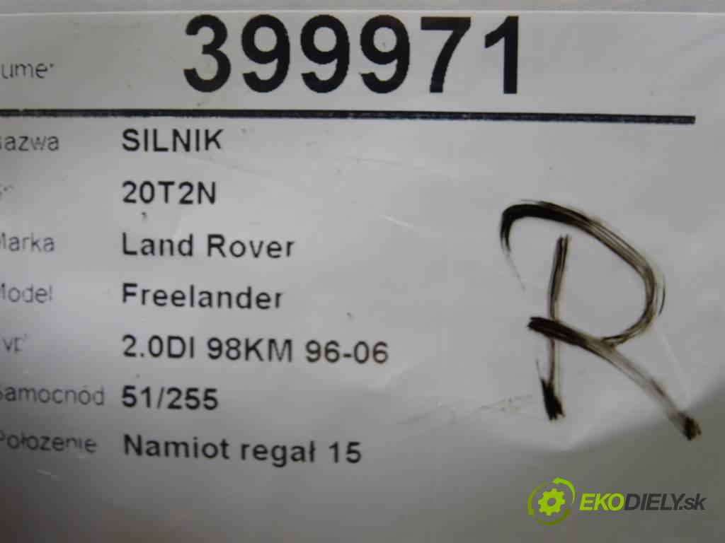 Land Rover Freelander  2000 71kW 2.0DI 98KM 96-06 1997 Motor 20T2N (Motory (kompletné))