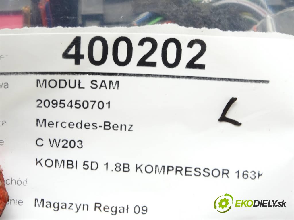 Mercedes-Benz C W203    KOMBI 5D 1.8B KOMPRESSOR 163KM 00-06  Modul SAM 2095450701 (Ostatné)