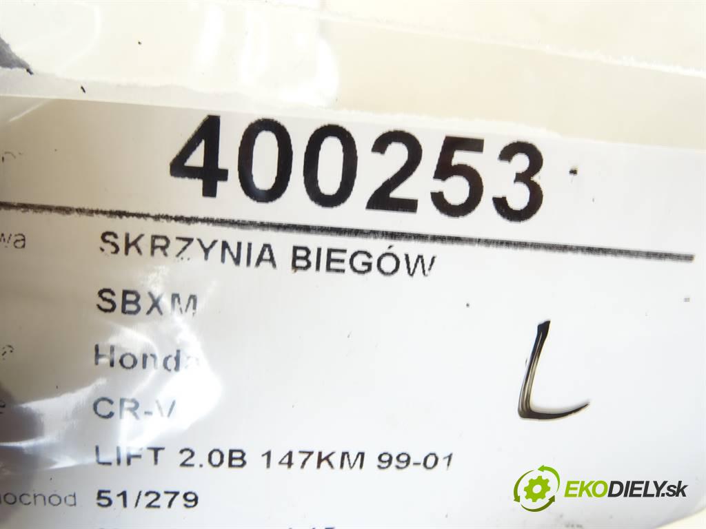 Honda CR-V  2000 108kW LIFT 2.0B 147KM 99-01 1973 Prevodovka SBXM (Prevodovky)