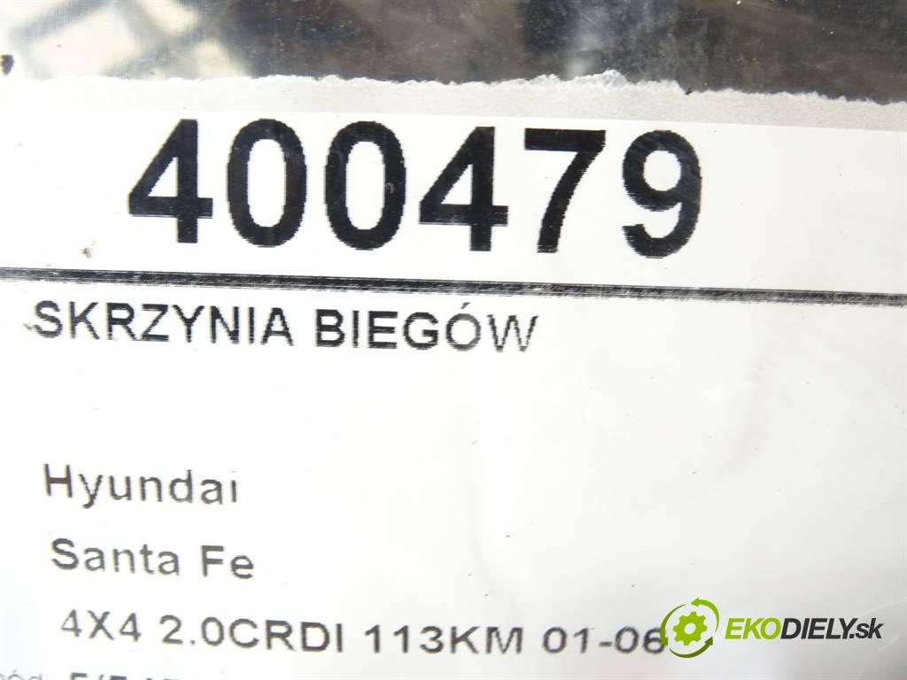 Hyundai Santa Fe  2001 83 kW 4X4 2.0CRDI 113KM 01-06 2000 Prevodovka  (Prevodovky)
