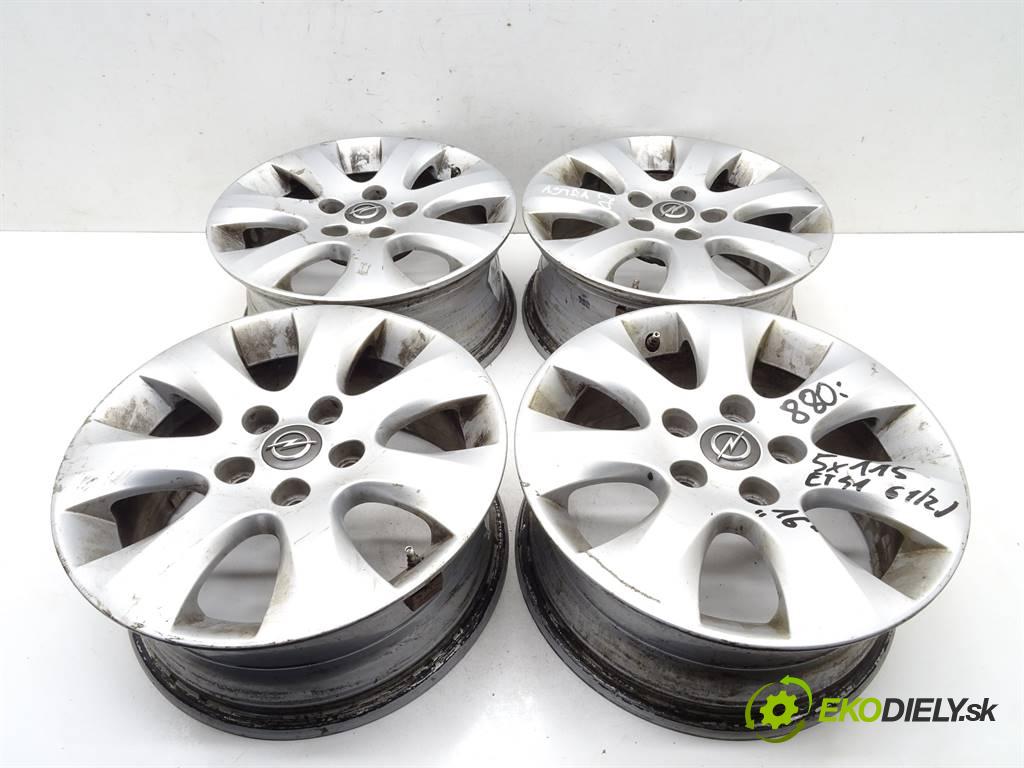 Opel Astra J    16 6,5J 5X115 ET41  disky hliníkové 16  (Hliníkové)