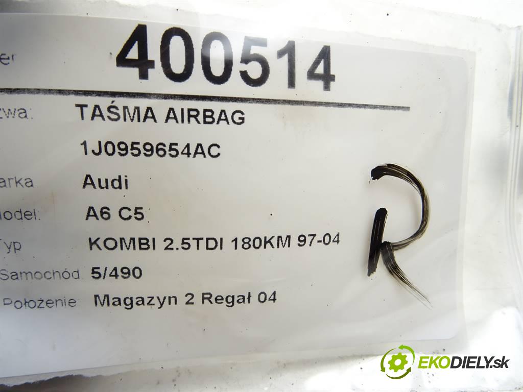 Audi A6 C5  2001 132 kW KOMBI 2.5TDI 180KM 97-04 2500 Krúžok, slimák airbag 1J0959654AC (Airbagy)