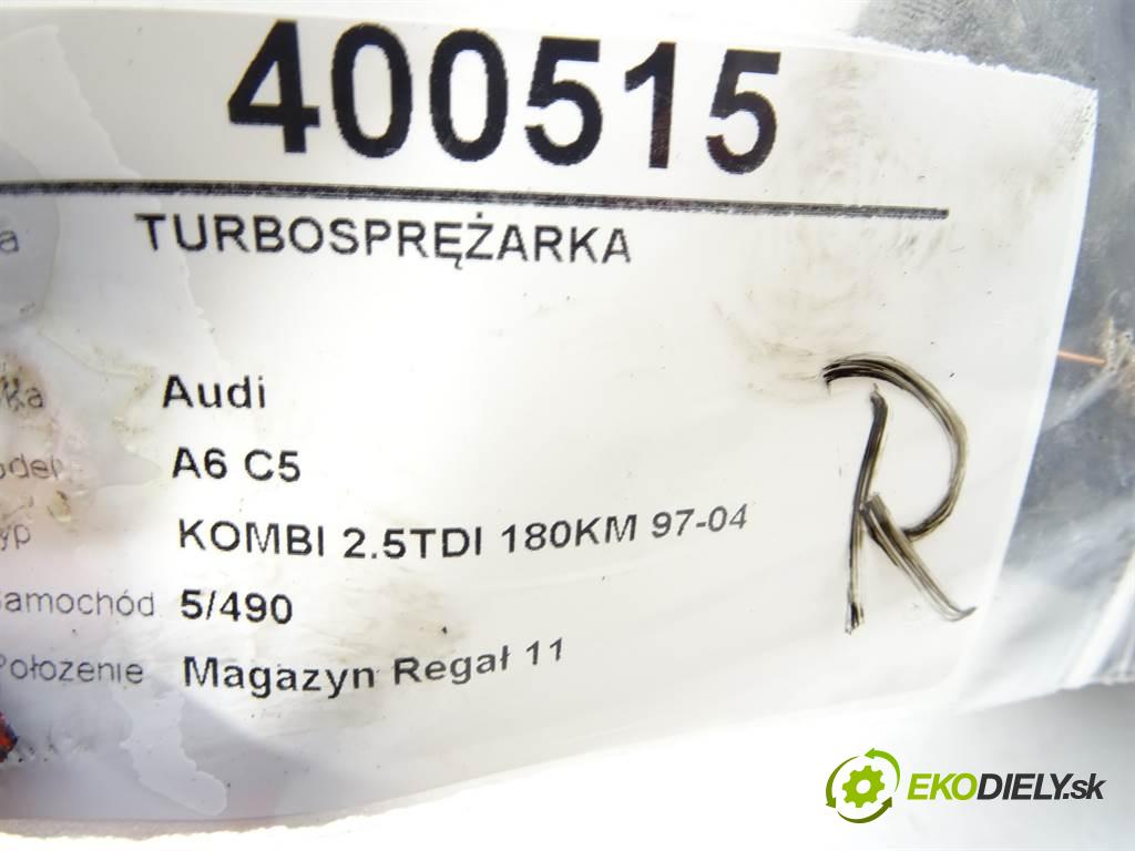 Audi A6 C5  2001 132 kW KOMBI 2.5TDI 180KM 97-04 2500 Turbodúchadlo,turbo 059145701C (Turbodúchadlá (kompletné))