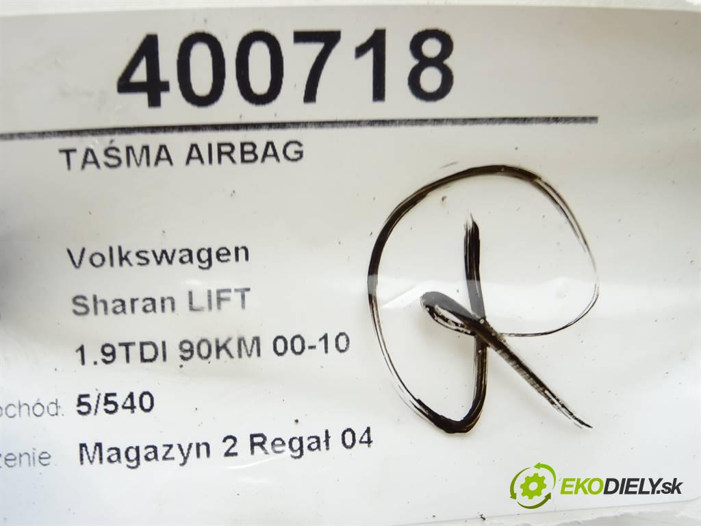 Volkswagen Sharan LIFT  2001 66 kW 1.9TDI 90KM 00-10 1900 Krúžok, slimák airbag 1J0959654AC (Airbagy)