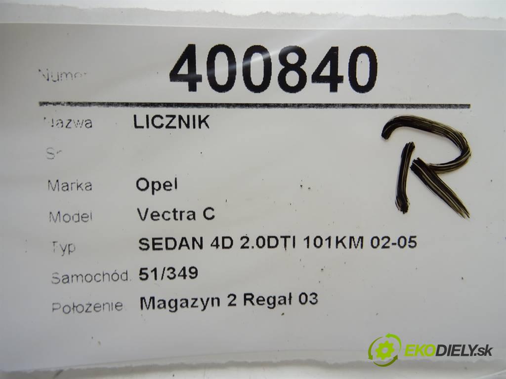 Opel Vectra C  2002 74 kW SEDAN 4D 2.0DTI 101KM 02-05 2000 Prístrojovka 09180286WR (Prístrojové dosky, displeje)