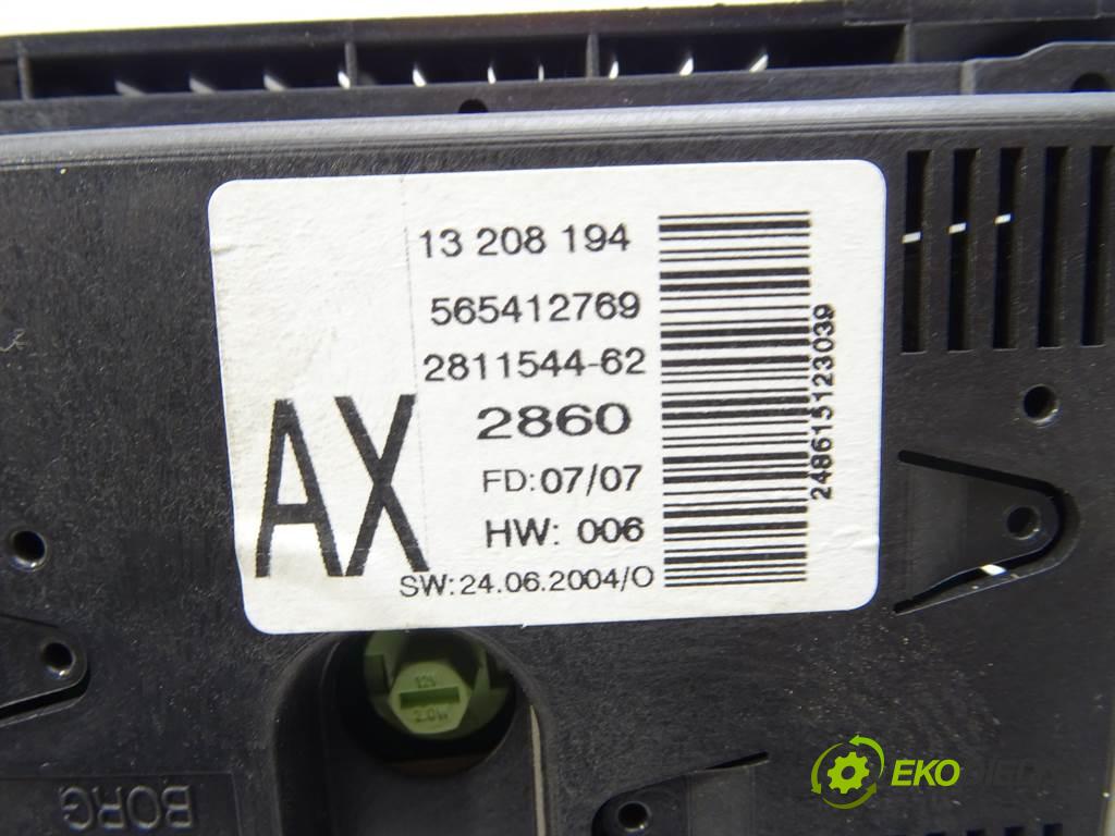 Opel Astra H  2005 66 kW HATCHBACK 5D 1.4B 90KM 04-14 1400 Dislpej 13208194 (Prístrojové dosky, displeje)