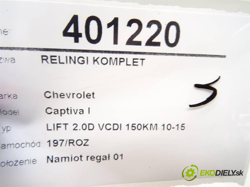 Chevrolet Captiva I   2011 110 kW LIFT 2.0D VCDI 150KM 10-15 2000 ŽELEZNICE:  (Strešné lyžiny)