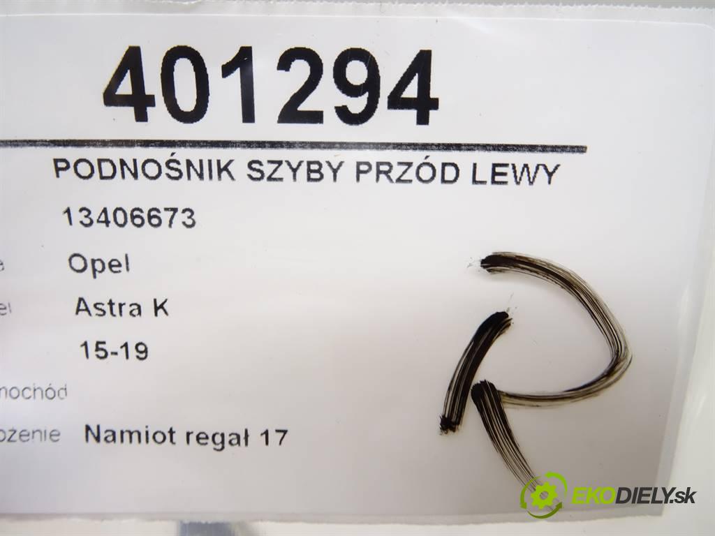 Opel Astra K    15-19  mechanismus okna přední část levý 13406673