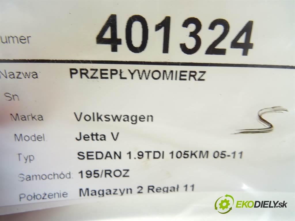 Volkswagen Jetta V  2007 77 kW SEDAN 1.9TDI 105KM 05-11 1900 Váha vzduchu 038906461B (Váhy vzduchu)