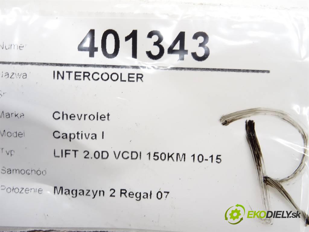 Chevrolet Captiva I     LIFT 2.0D VCDI 150KM 10-15  intercooler 96629070 (Chladiče nasávaného vzduchu (intercoolery))