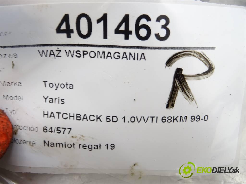 Toyota Yaris  2000 50 kW HATCHBACK 5D 1.0VVTI 68KM 99-03 1000 hadica servočerpadlo  (Rúrky, hadice servočerpadla)