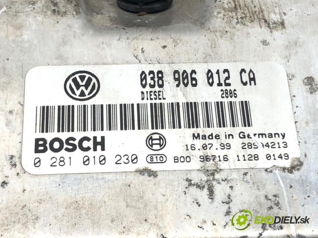 SEAT LEON (1M1) 1999 - 2006    1.9 TDI 66 kW [90 KM] olej napędowy 1999 - 2006  riadiaca jednotka Motor 0281010230 (Riadiace jednotky)