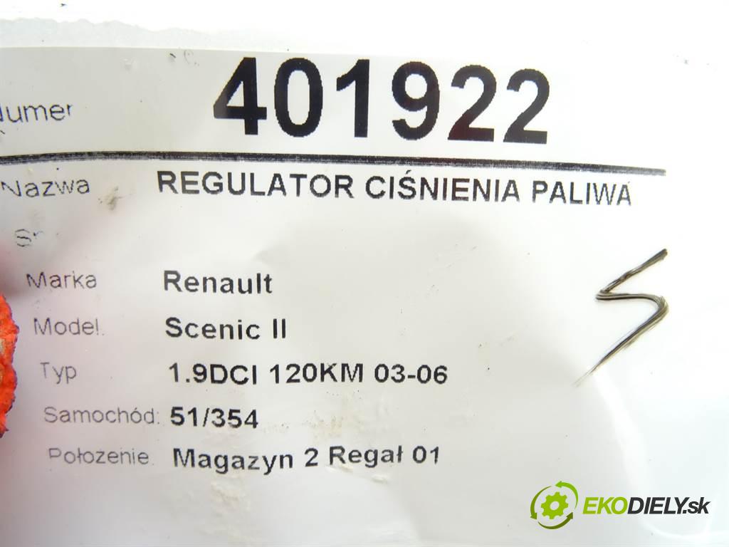 Renault Scenic II  2004 88 kW 1.9DCI 120KM 03-06 1900 Regulátor tlaku paliva  (Ostatné)