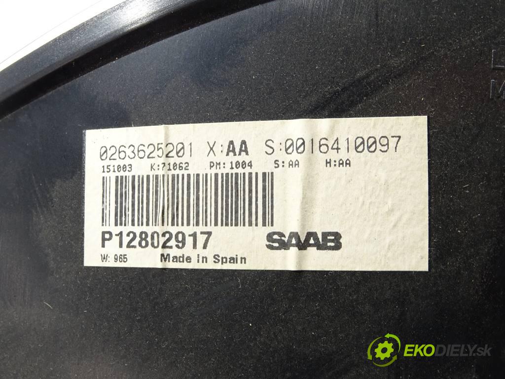 Saab 9-3 II  2003 110 kW YS3F SEDAN 4D 1.8T 2.0T 150KM 02-11 2000 Prístrojovka P12802917 (Prístrojové dosky, displeje)