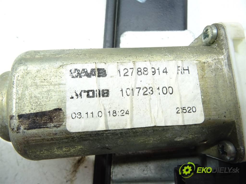 Saab 9-3 II  2003 110 kW YS3F SEDAN 4D 1.8T 2.0T 150KM 02-11 2000 mechanismus okna zadní část pravý 12788914
