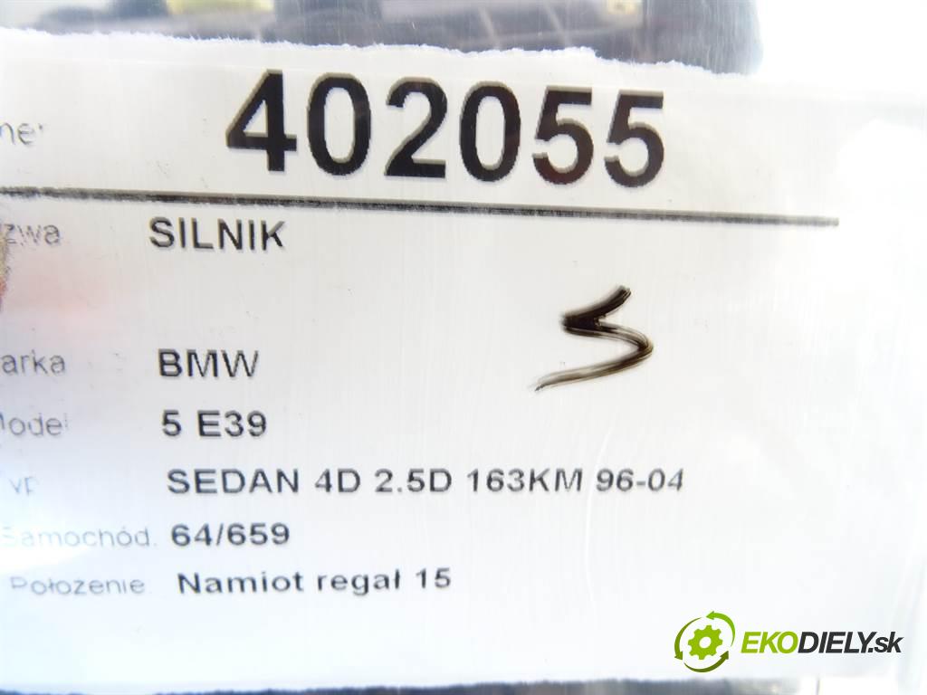 BMW 5 E39  2000 120 kW SEDAN 4D 2.5D 163KM 96-04 2500 Motor  (Motory (kompletné))