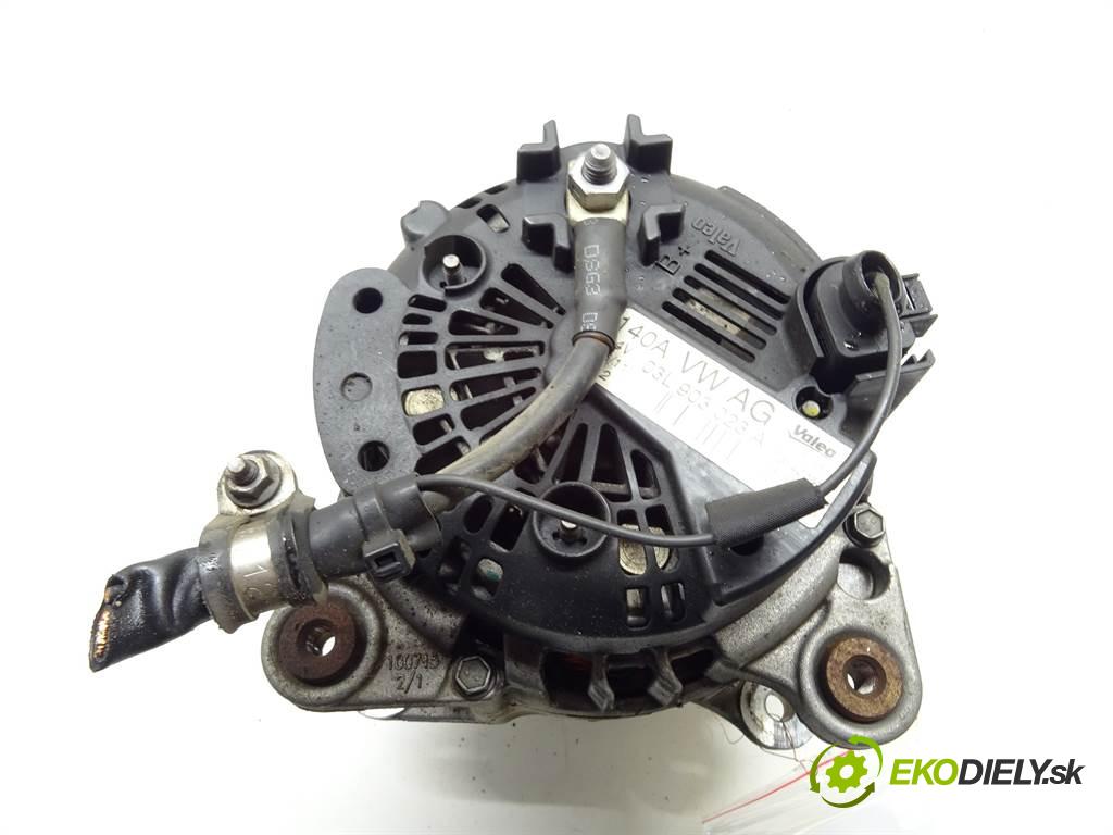 Volkswagen Golf VI  2012 77 kW HATCHBACK 5D 1.6TDI 105KM 08-13 1600 Alternátor 03L903023A (Alternátory)