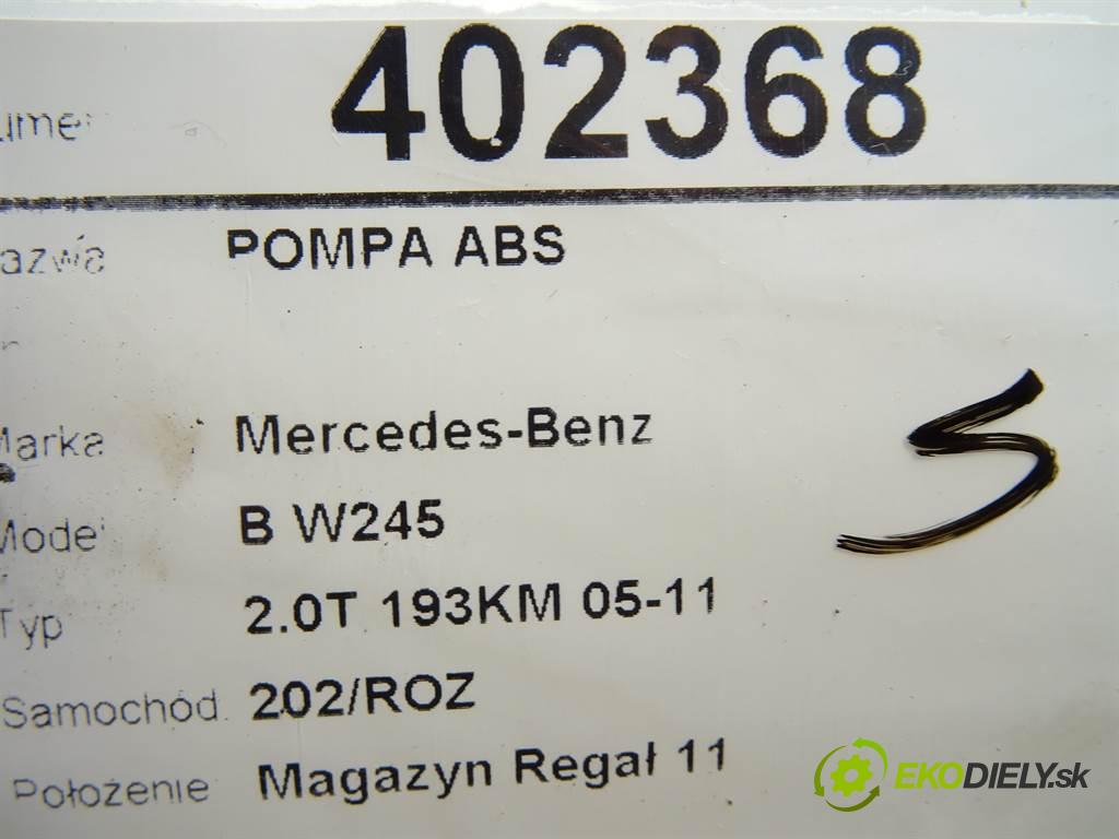 Mercedes-Benz B W245  2006  2.0T 193KM 05-11 2000 Pumpa ABS 0265950618 (Pumpy ABS)