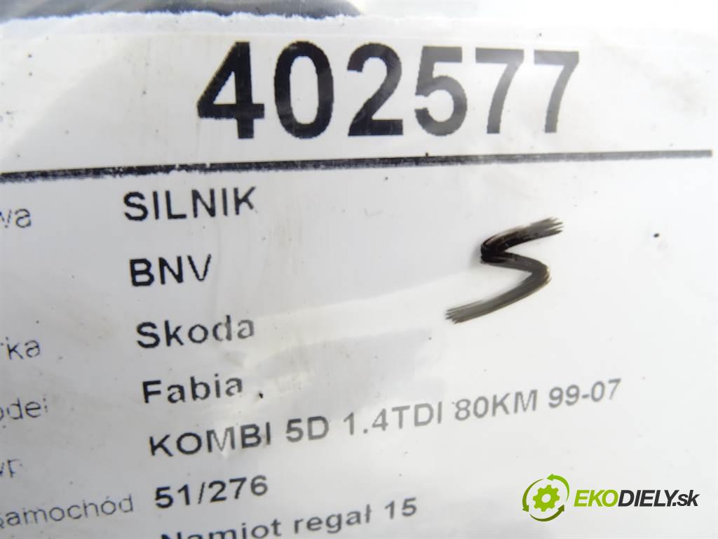 Skoda Fabia  2006 59kW KOMBI 5D 1.4TDI 80KM 99-07 1422 Motor BNV (Motory (kompletné))