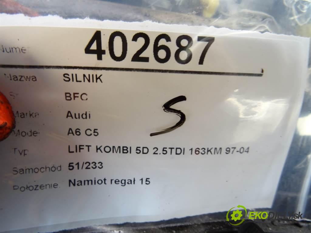 Audi A6 C5  2002 120 kW LIFT KOMBI 5D 2.5TDI 163KM 97-04 2500 motor BFC (Motory (kompletní))