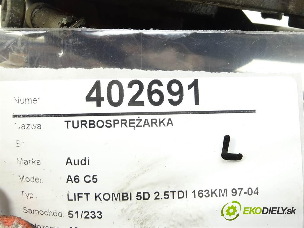 Audi A6 C5  2002 120 kW LIFT KOMBI 5D 2.5TDI 163KM 97-04 2500 Turbodúchadlo,turbo 059145701K (Turbodúchadlá (kompletné))