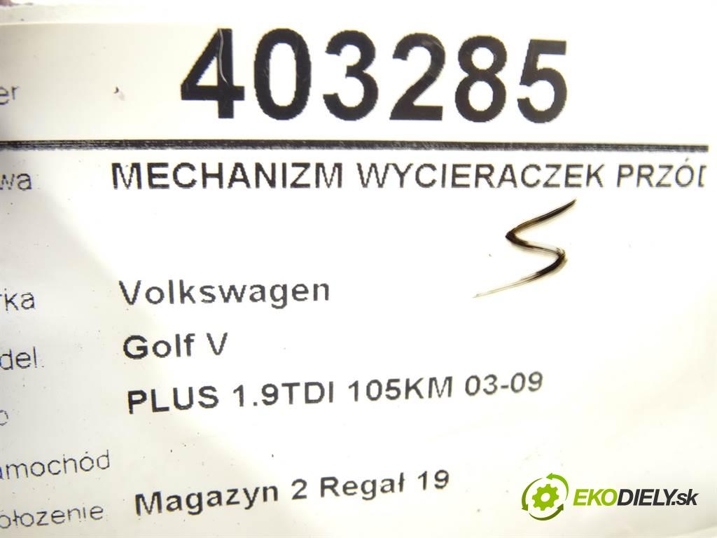 Volkswagen Golf V    PLUS 1.9TDI 105KM 03-09  Mechanizmus stieračov predný lavy 5M0955119