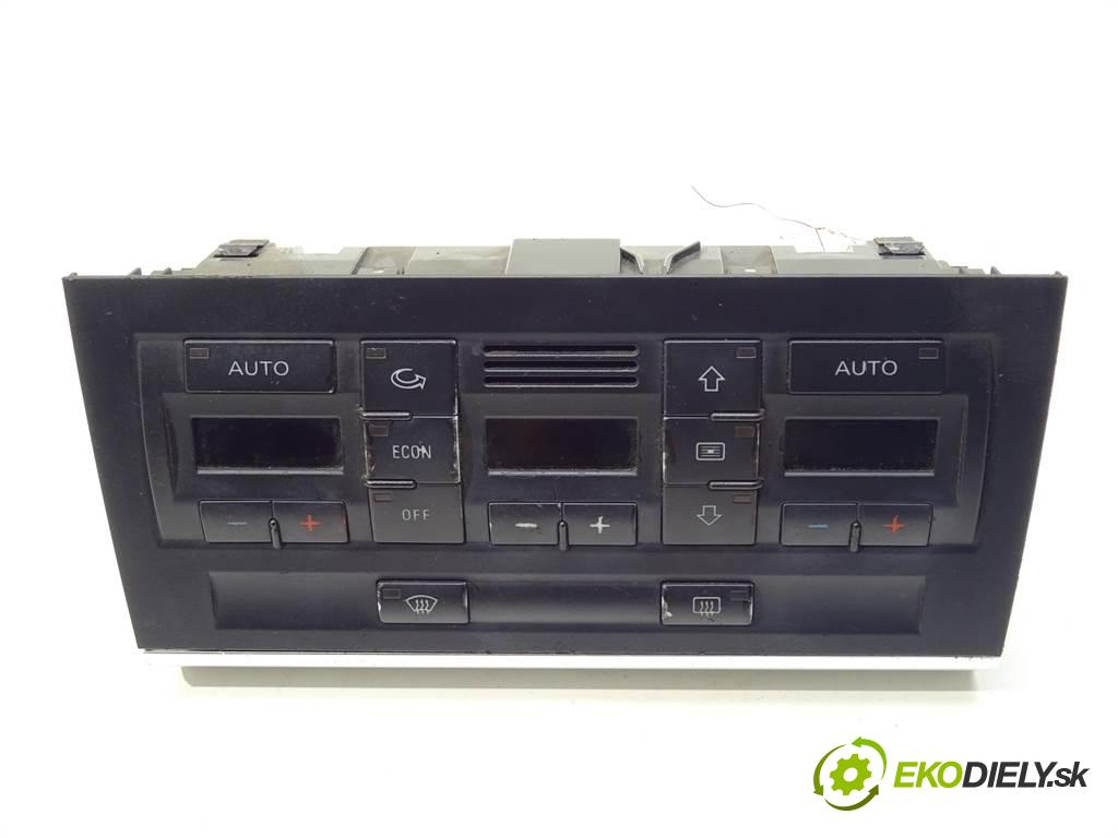 Audi A4 B6  2004 96 kW SEDAN 4D 1.9TDI 130KM 00-04 1900 Panel ovládania kúrenia 8E0820043AA (Prepínače, spínače, tlačidlá a ovládače kúrenia)