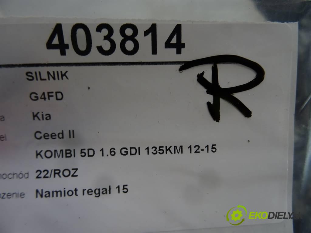 Kia Ceed II  2013 99 kW KOMBI 5D 1.6 GDI 135KM 12-15 1600 motor G4FD (Motory (kompletní))
