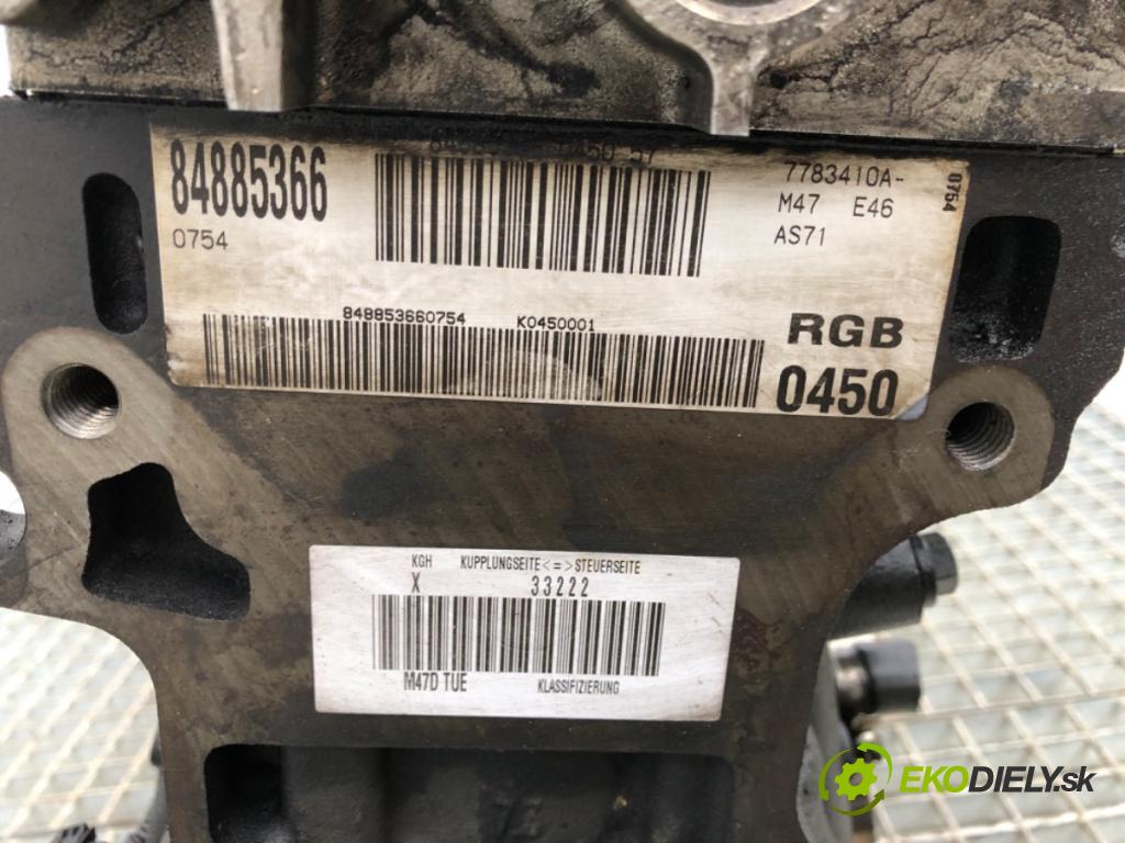 BMW E46 sedan 2004 110 kW 320 d 1995 Motor M47D20 (Motor)