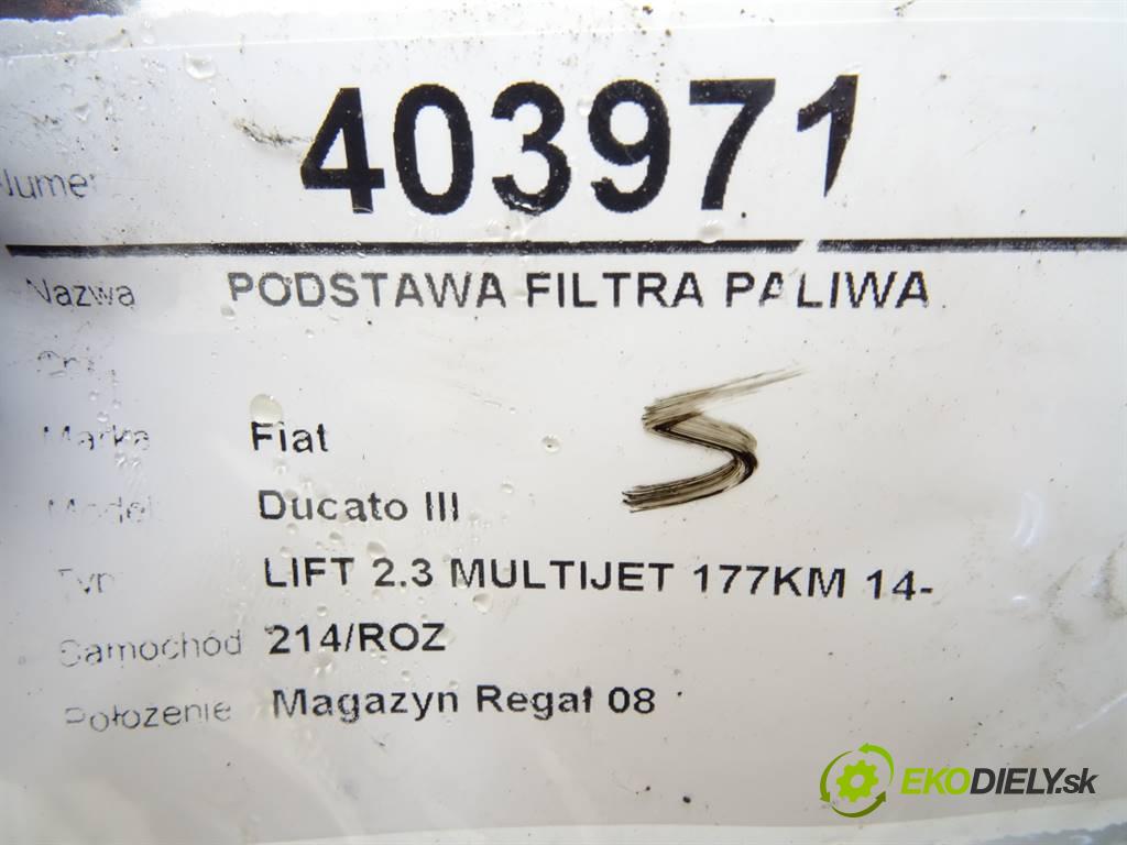 FIAT DUCATO Platforma / podwozie (250_) 2006 - 2022    180 Multijet 2,3 D 130 kW [177 KM] olej napędowy 2  obal filtra paliva  (Kryty palivové)