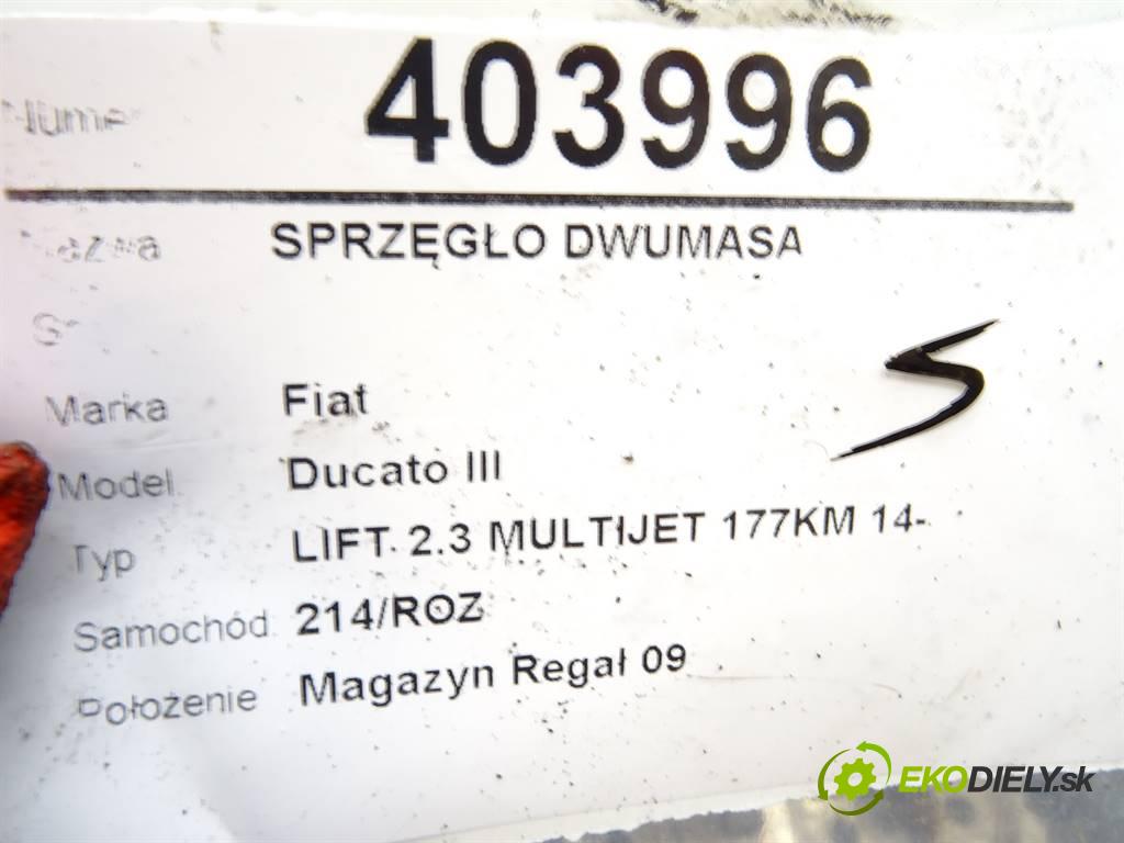FIAT DUCATO Platforma / podwozie (250_) 2006 - 2022    180 Multijet 2,3 D 130 kW [177 KM] olej napędowy 2  Spojková sada (bez ložiska) dvojhmotný 415067310