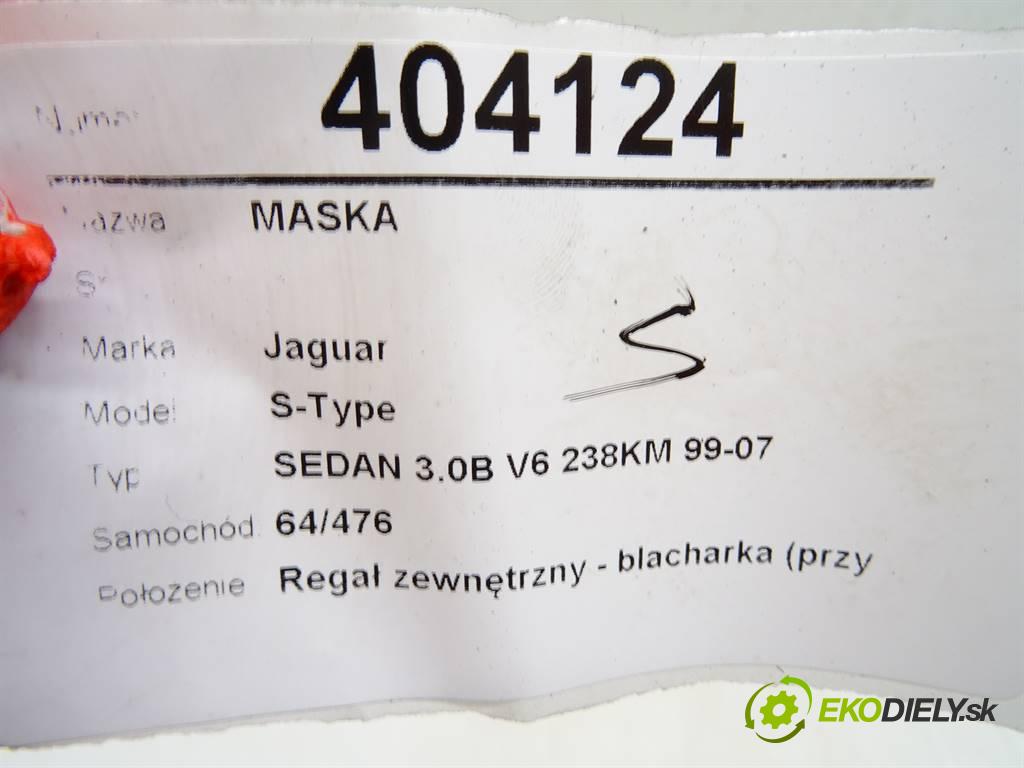 JAGUAR S-TYPE II (X200) 1998 - 2008    3.0 V6 175 kW [238 KM] benzyna 1999 - 2007  kapota