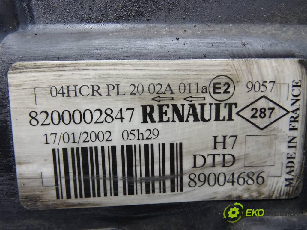 RENAULT LAGUNA II (BG0/1_) 2001 - 2007    1.8 16V (BG0B, BG0C, BG0J, BG0M, BG0V) 89 kW [121   Svetlomet pravy  (Pravé)