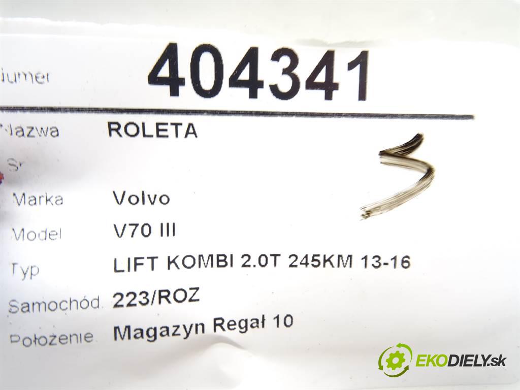 VOLVO V70 III (135) 2007 - 2016    T5 180 kW [245 KM] benzyna 2013 - 2016  Roleta 39882849 (Rolety kufra)