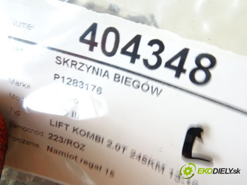 VOLVO V70 III (135) 2007 - 2016    T5 180 kW [245 KM] benzyna 2013 - 2016  Prevodovka P1283176 (Prevodovky)